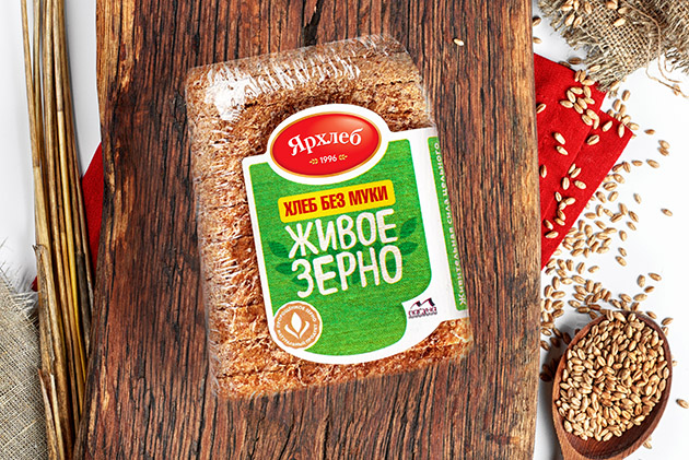 Хлеб из пророщенного зерна "Живое зерно"
