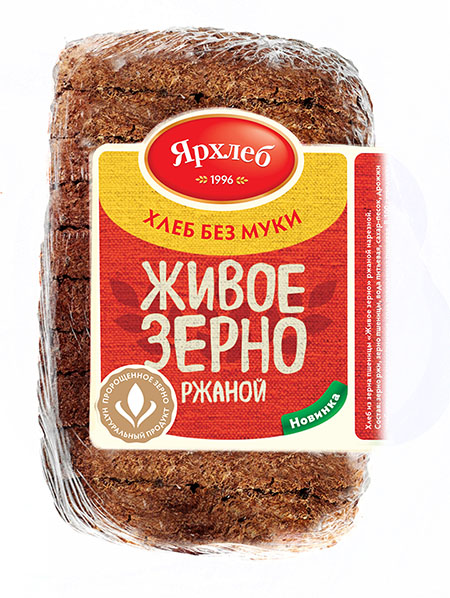 Хлеб из зерна ржи "Живое зерно ржаной"